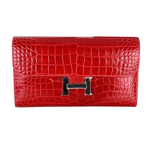 hermes croc constance mini wallet|hermès constance long to go.